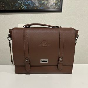 Base Gave Leather Briefcase